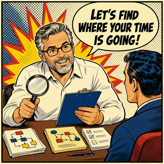 Find your time leak — book your business assessment