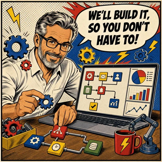 We build it for you — custom automation and AI systems