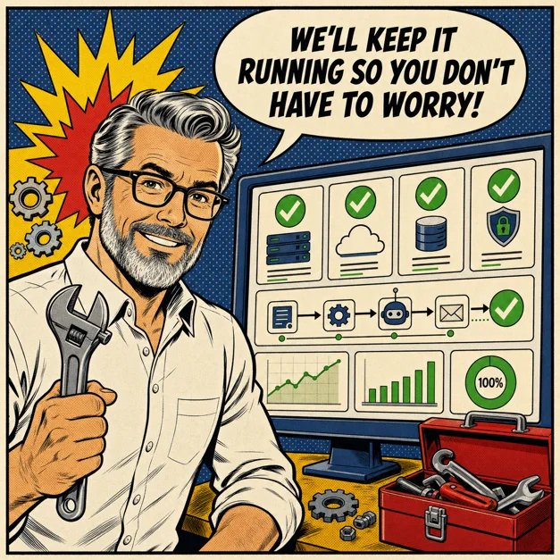 Keep it running — ongoing support and monitoring