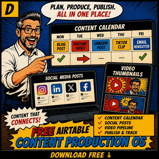 Free Airtable Content Production OS template