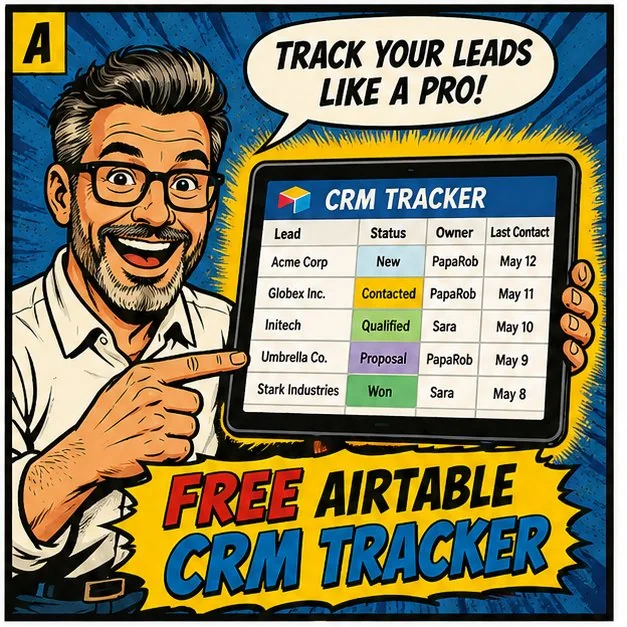 Free Airtable CRM Tracker — Track your leads like a pro