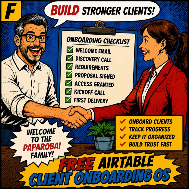 Free Airtable Client Onboarding Tracker template